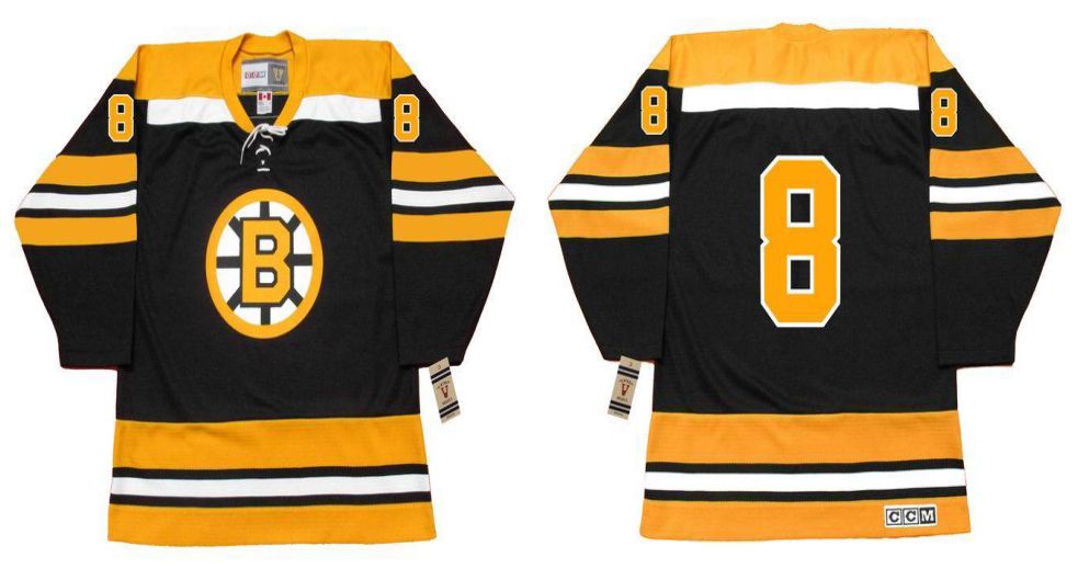 2019 Men Boston Bruins #8 Hodge Black CCM NHL jerseys1